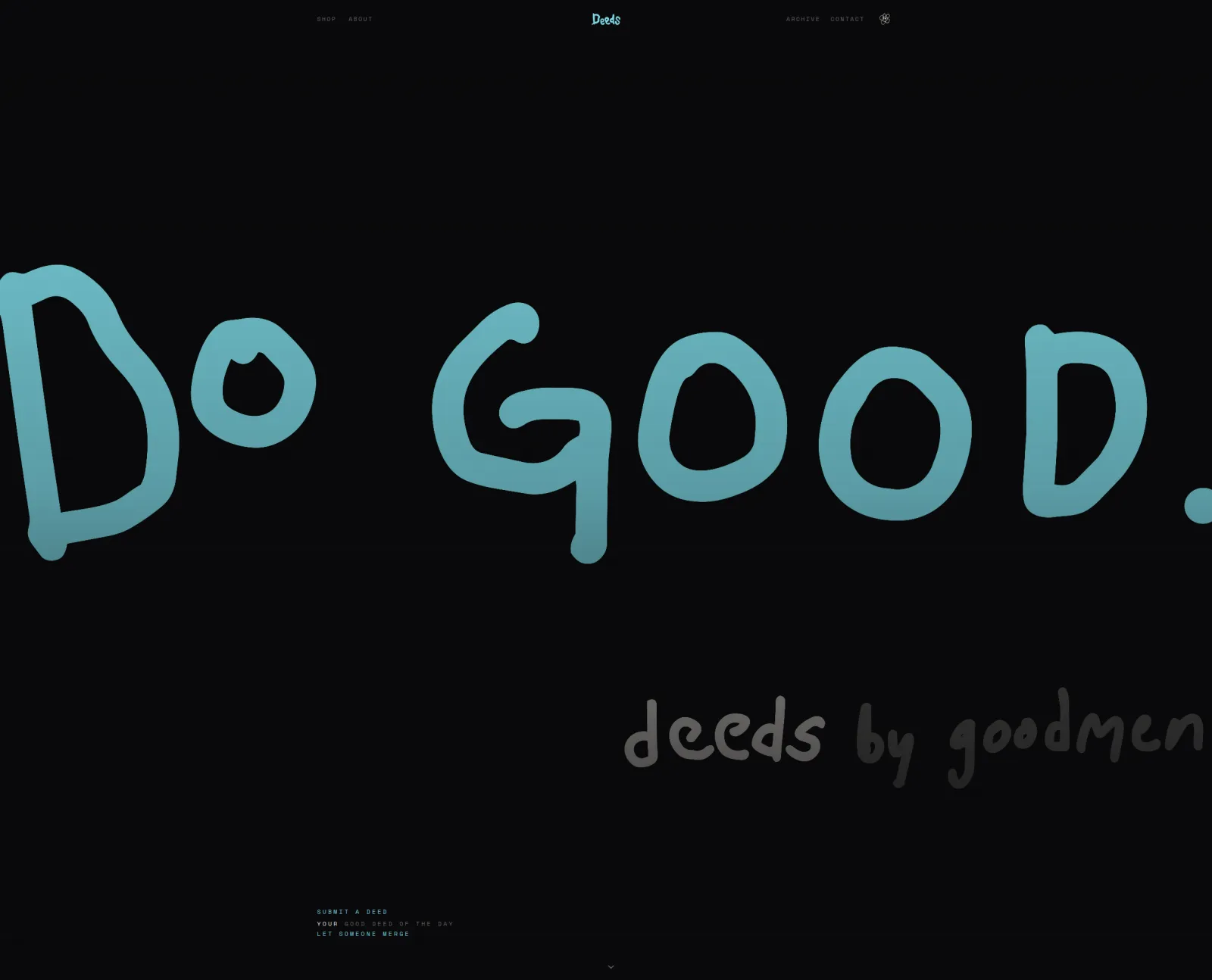 Deeds — live site preview